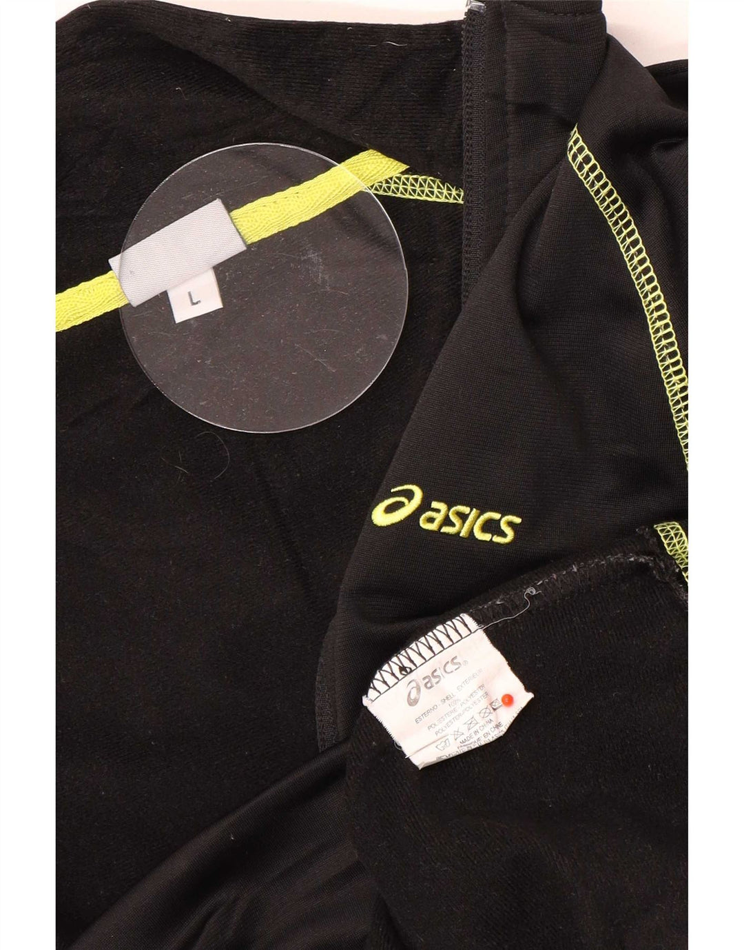 Γυναικεία αθλητική φόρμα Asics Top Jacket UK 14 Large Black Polyester