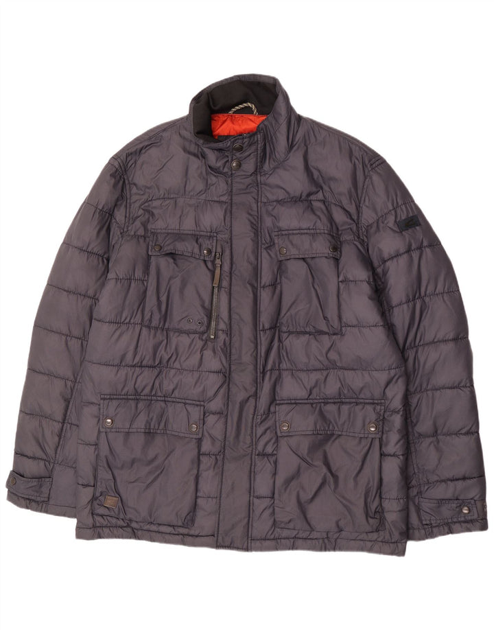 Camel Active Ανδρικό μπουφάν με επένδυση IT 58 4XL Grey Polyamide