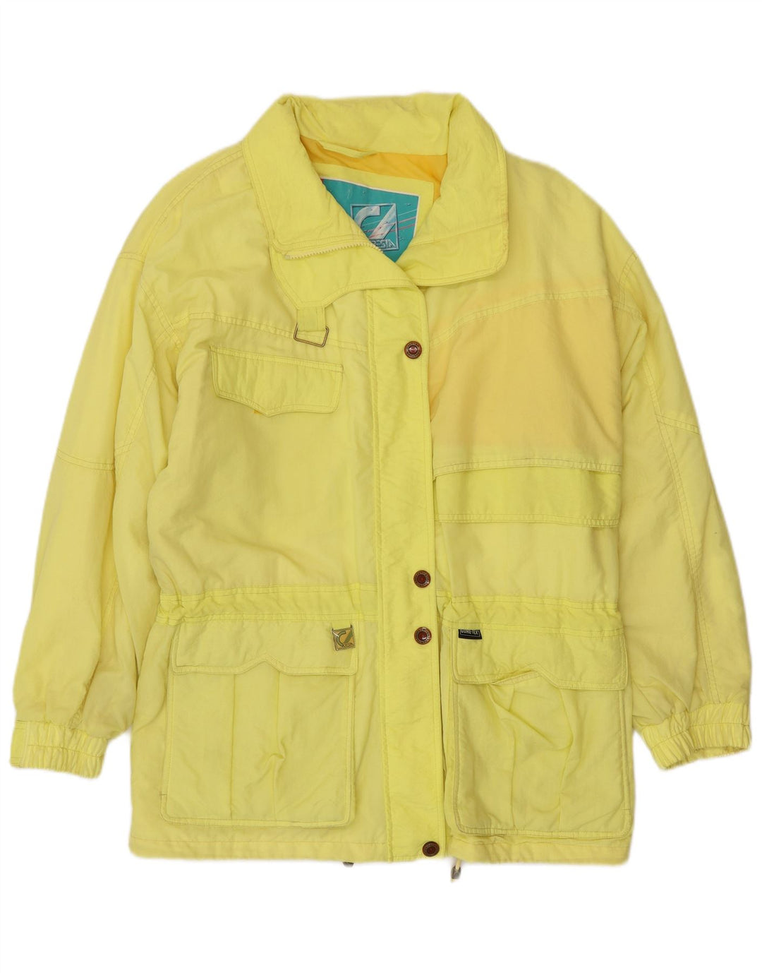CRESTA Γυναικείο Gore-Tex μπουφάν υπερμεγέθους Utility EU 44 XL Yellow Polyamide
