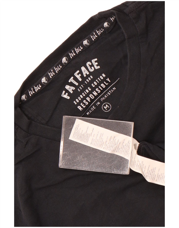 Ανδρικό T-Shirt Fat Face Top Μεσαίο μαύρο βαμβακερό