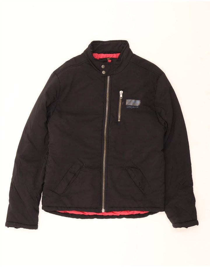 Ανδρικό μπουφάν Lee με επένδυση UK 42 XL μαύρο πολυεστέρα