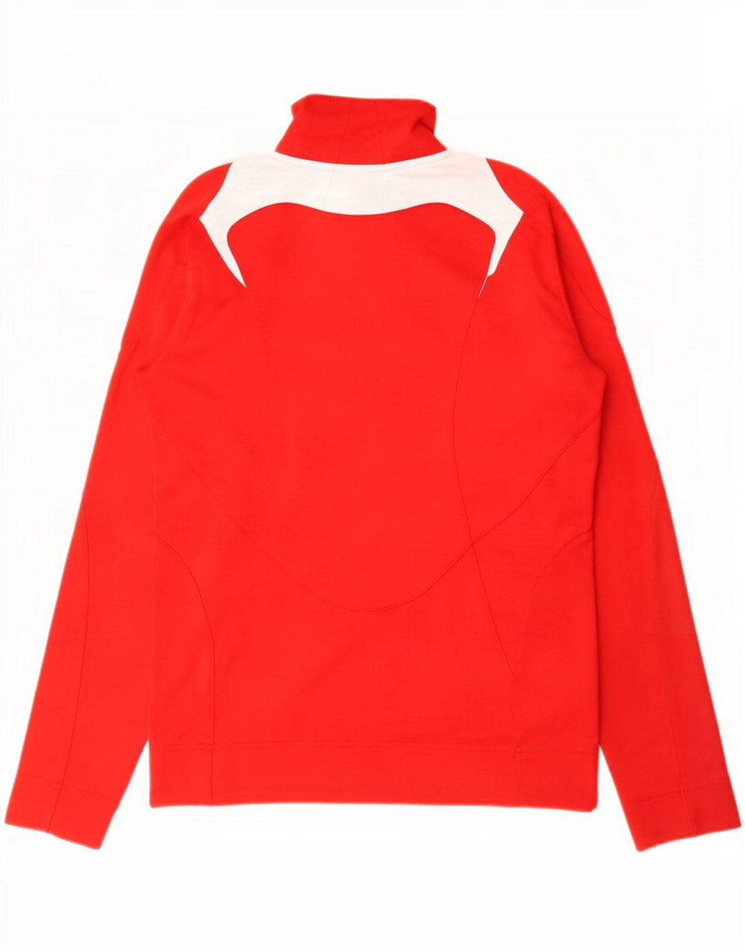 Γυναικεία αθλητική φόρμα Adidas Top Jacket UK 10 Small Red Colourblock Polyester