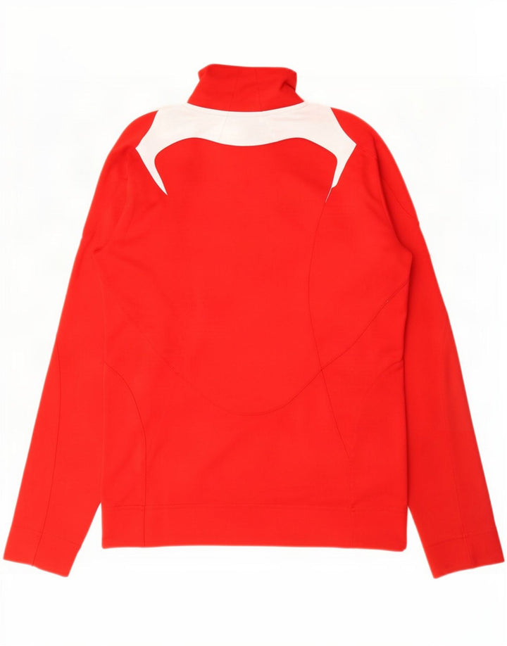 Γυναικεία αθλητική φόρμα Adidas Top Jacket UK 10 Small Red Colourblock Polyester