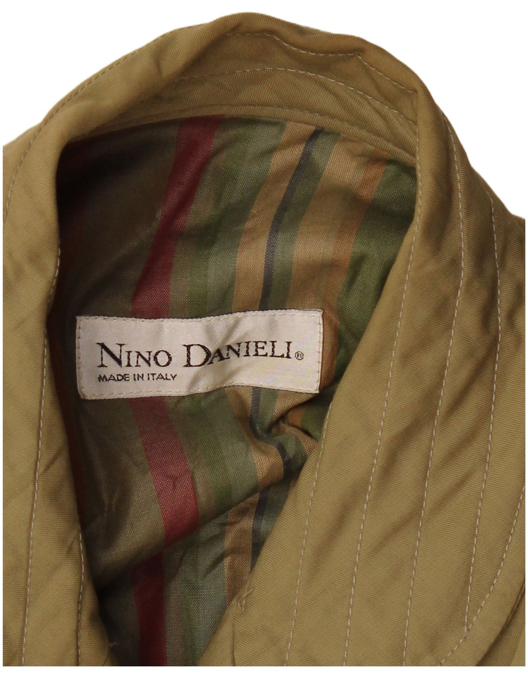 NINO DANIELI Γυναικείο Bomber Jacket UK 16 Large Khaki Colourblock
