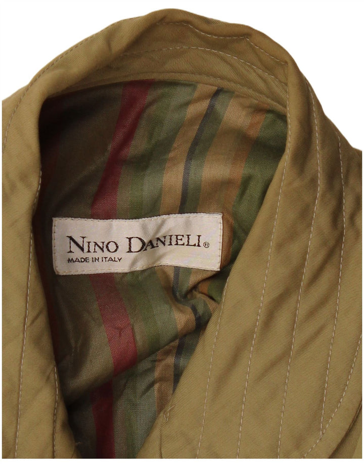 NINO DANIELI Γυναικείο Bomber Jacket UK 16 Large Khaki Colourblock