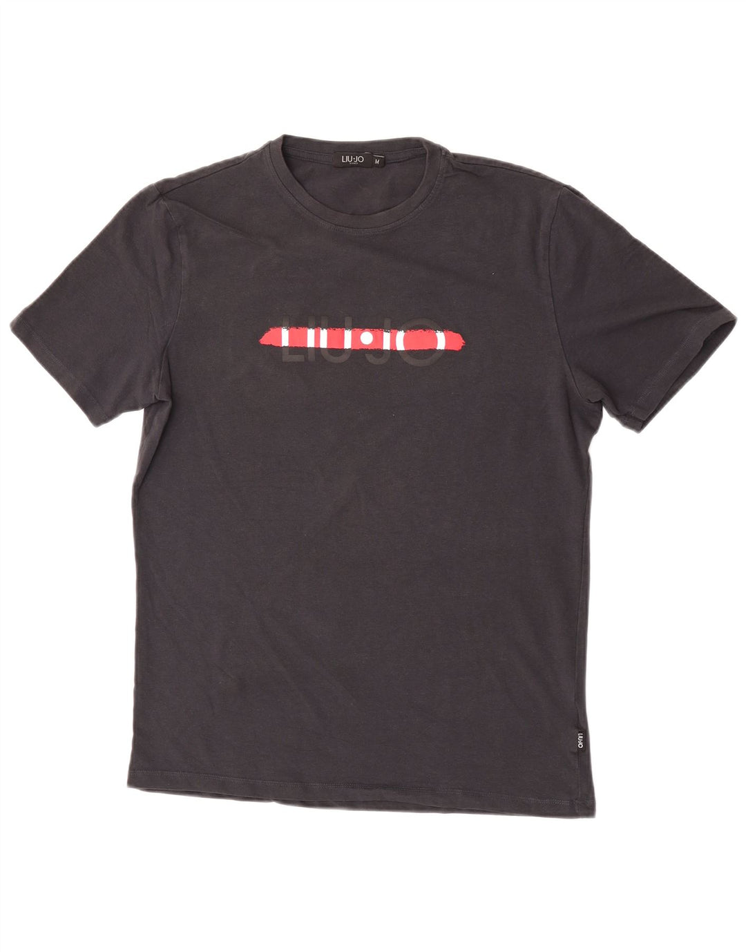 Ανδρικό γραφικό T-Shirt Liu Jo, μεσαίο μαύρο