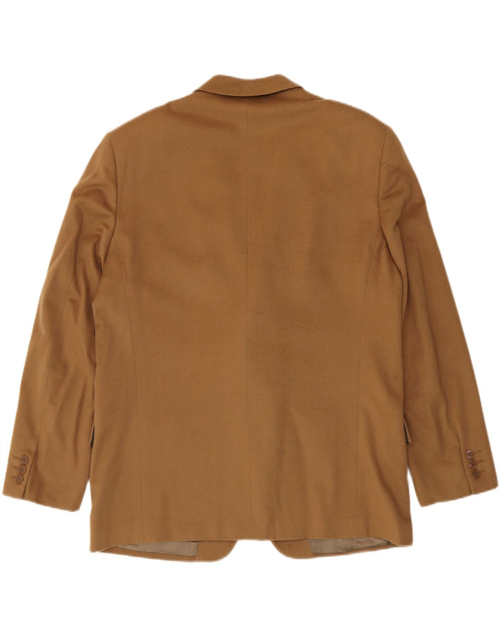 UNGARO Ανδρικό τζάκετ Blazer 2 κουμπιών IT 54 2XL καφέ παρθένο μαλλί