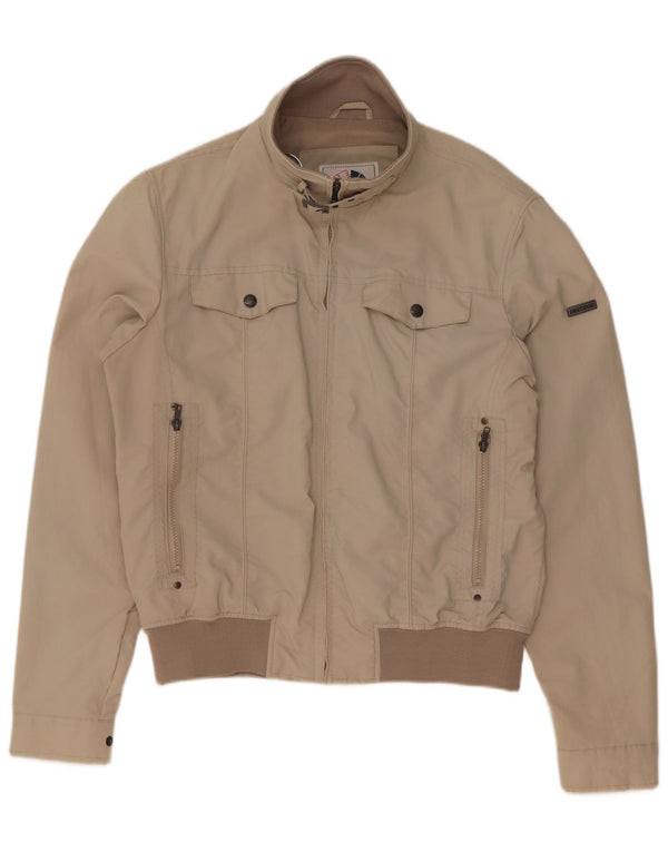Americanino Ανδρικό Bomber Jacket UK 38 Medium Beige Polyamide