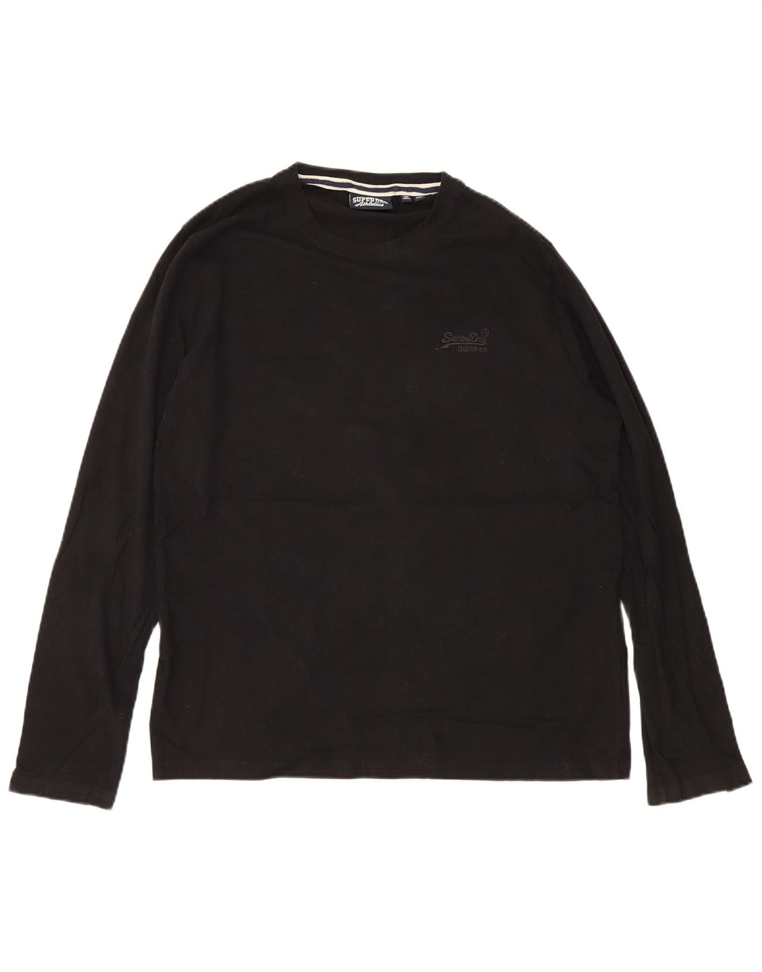 Superdry Ανδρικό Μακρυμάνικο 2XL Μαύρο Βαμβακερό
