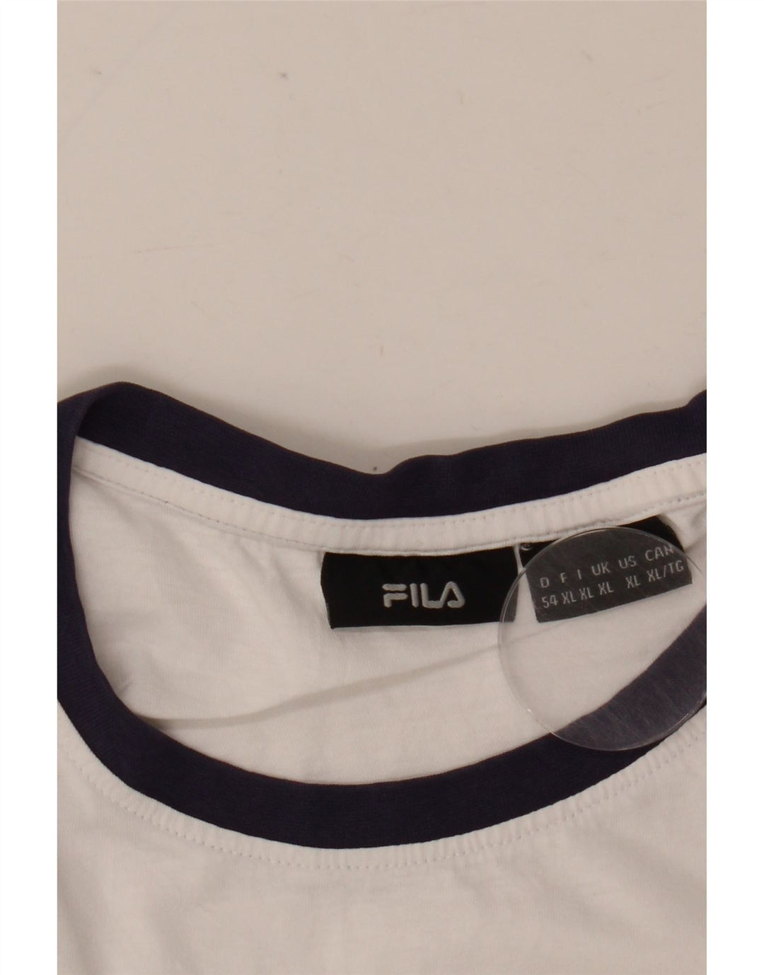 Ανδρικό γραφικό T-Shirt Fila Top XL Λευκό