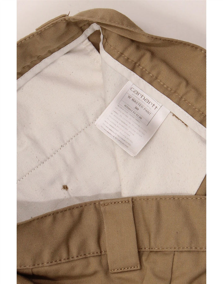 Ανδρικό ίσιο παντελόνι Chino Carhartt W30 L30 Beige Polyester