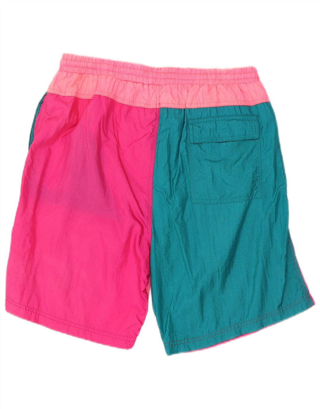 Vintage Ανδρικά μαγιό XL Pink Colourblock Polyamide