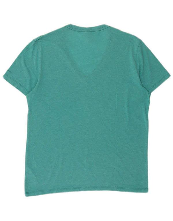 Ανδρικό T-Shirt G-Star Top Μεσαίο Τυρκουάζ Βαμβακερό