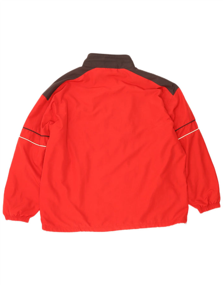 Ανδρικό μπουφάν βροχής Reebok UK 42 XL Red Colourblock Polyester