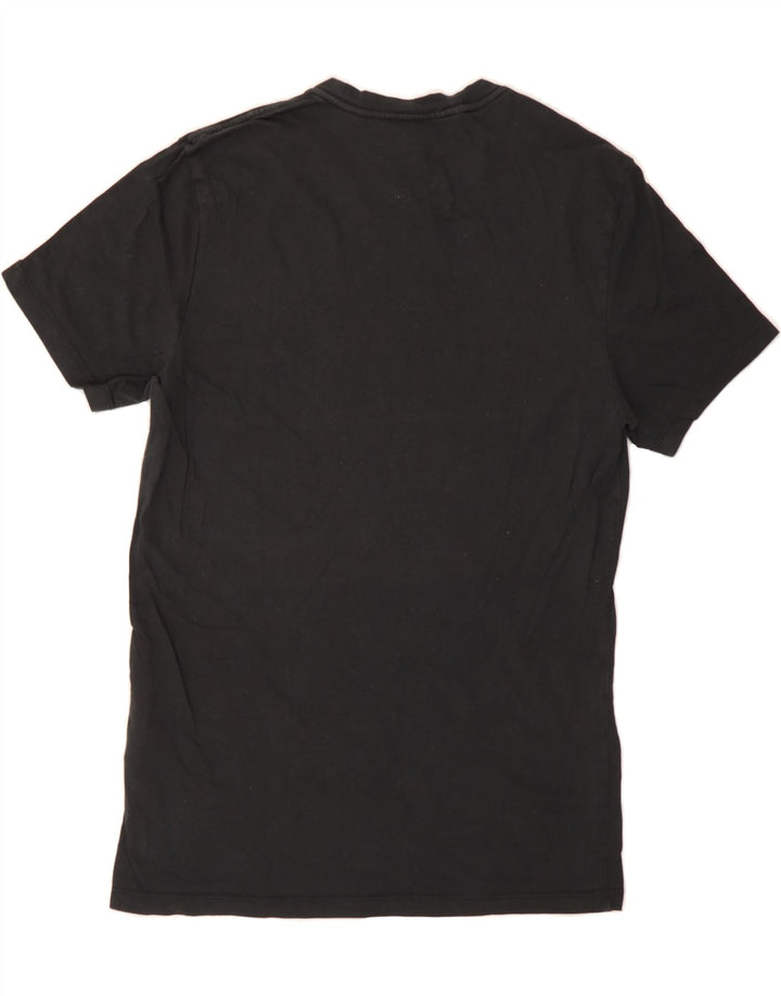 LEVI'S Womens T-Shirt Top UK 12 Medium Black Cotton Vintage Levi's and Second-Hand Levi's from Messina Hembry 