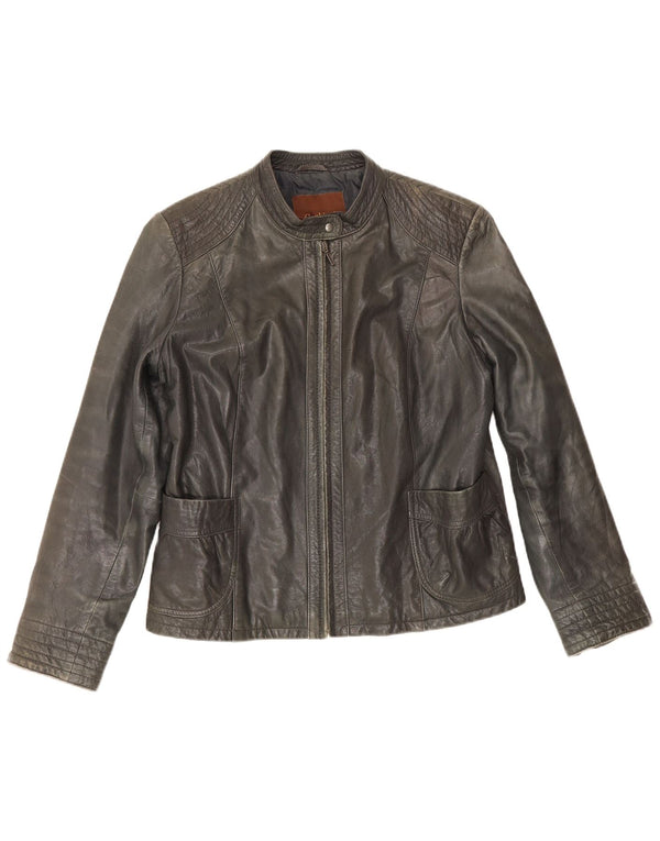 Conbipel Γυναικείο Biker Jacket IT 54 2XL Μαύρο Δερμάτινο