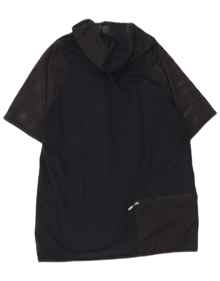 Ανδρικό T-Shirt με κουκούλα Fila Top Μεσαίο μαύρο βαμβακερό