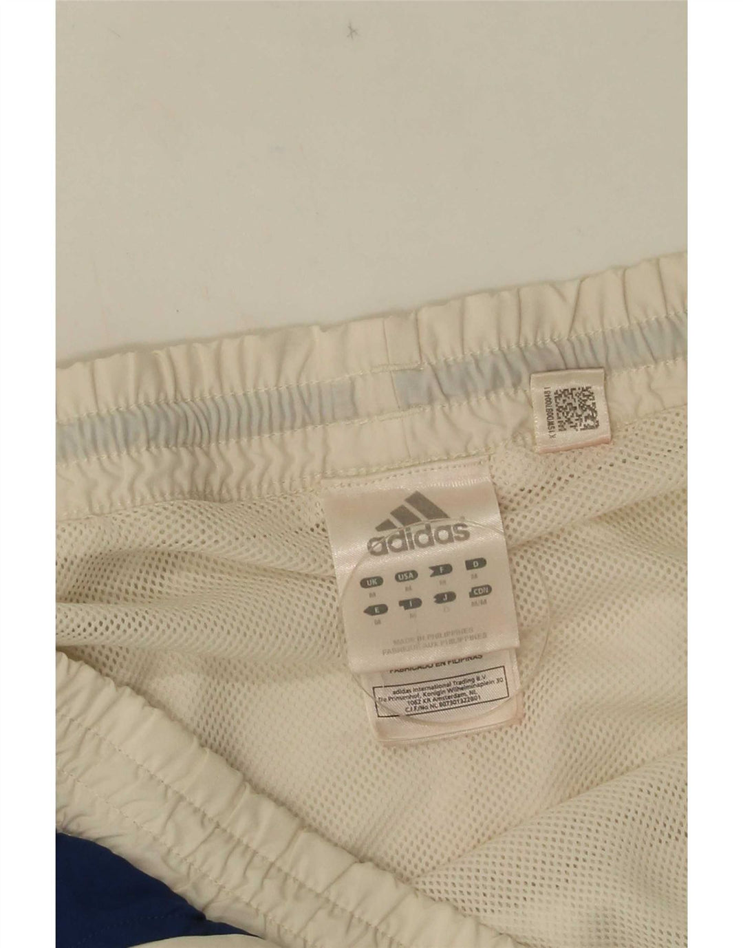 Ανδρικό αθλητικό σορτς Adidas με μεσαίο λευκό χρώμα πολυεστέρα