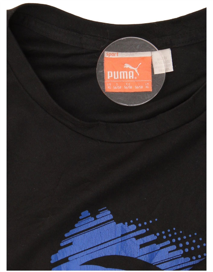 Ανδρικό γραφικό T-Shirt PUMA Top XL Μαύρο