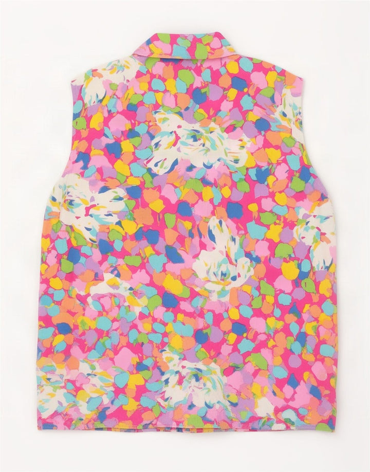 Γυναικεία μπλούζα UK 10 Small πολύχρωμη Benetton Abstract Pattern