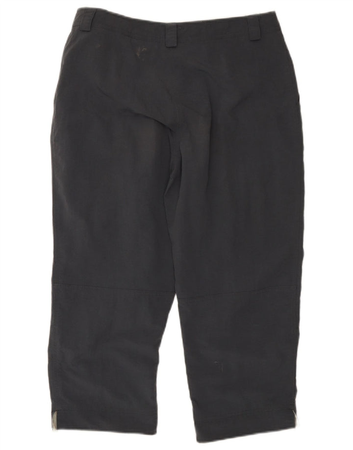 Adidas γυναικείο παντελόνι Capri UK 14 Large W32 L21 Grey Polyamide