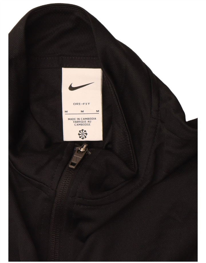 Γυναικεία φόρμα Nike Dri Fit Top Jacket UK 14 Μεσαίο μαύρο πολυεστέρα