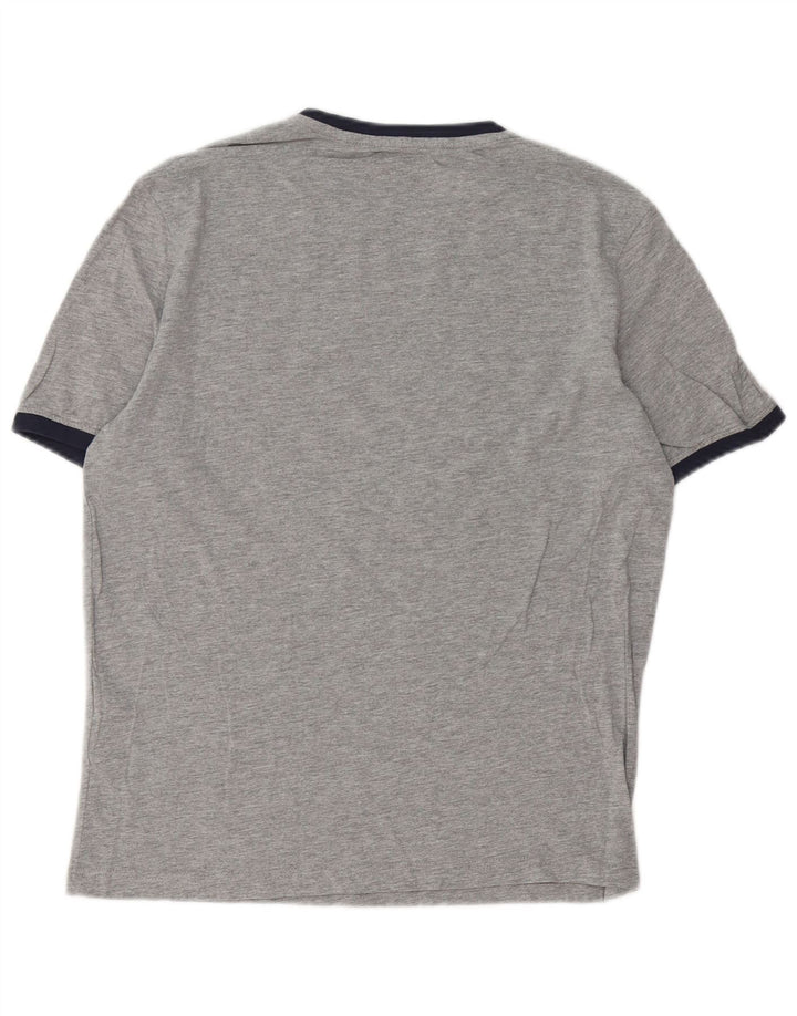 Ανδρικό γραφικό T-Shirt Kappa Τοπ μεσαίου γκρι βαμβακερό
