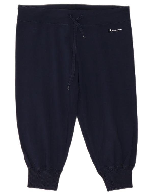 Champion γυναικεία φόρμα Capri Παντελόνια Joggers UK 14 Large Navy Blue