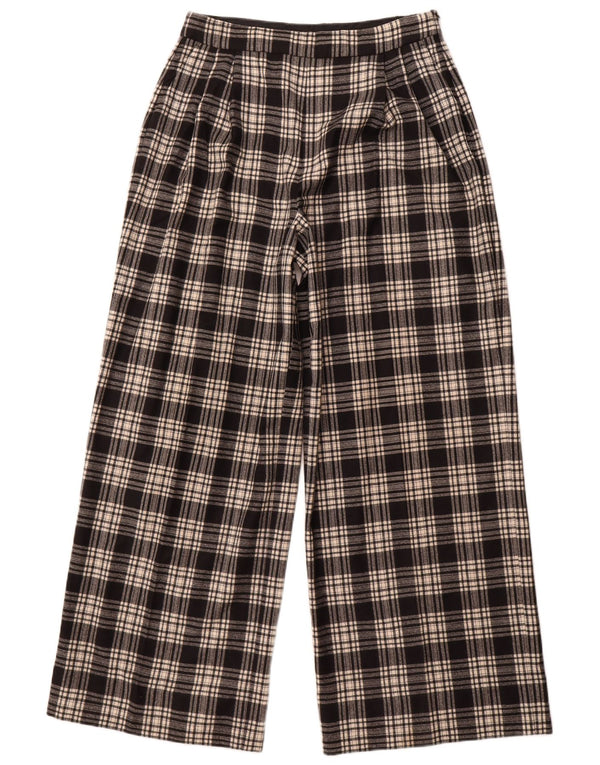 Massimo Dutti Γυναικείο Casual Παντελόνι EU 42 Large W32 L30 Black Check