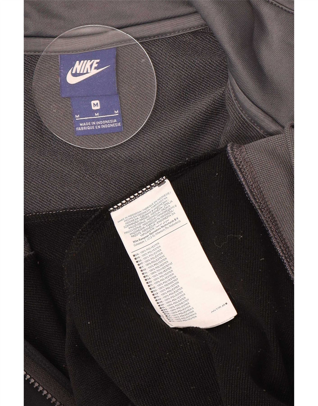 Ανδρική φόρμα Nike Μπουφάν μεσαίου μαύρου χρώματος πολυεστέρας
