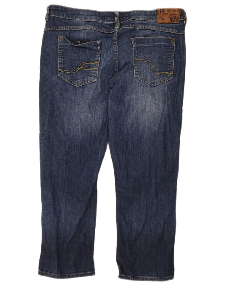 Fat Face Γυναικείο Cropped Jeans UK 12 Medium W34 L23 Blue Cotton