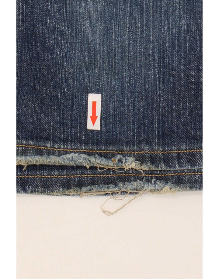 Wrangler Womens Eve Bootcut Jeans W28 L32 Μπλε βαμβακερό
