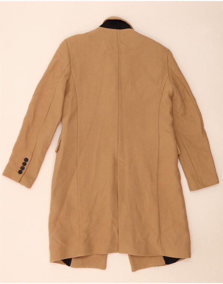 Zara Γυναικείο Πανωφόρι UK 12 Medium Beige Wool