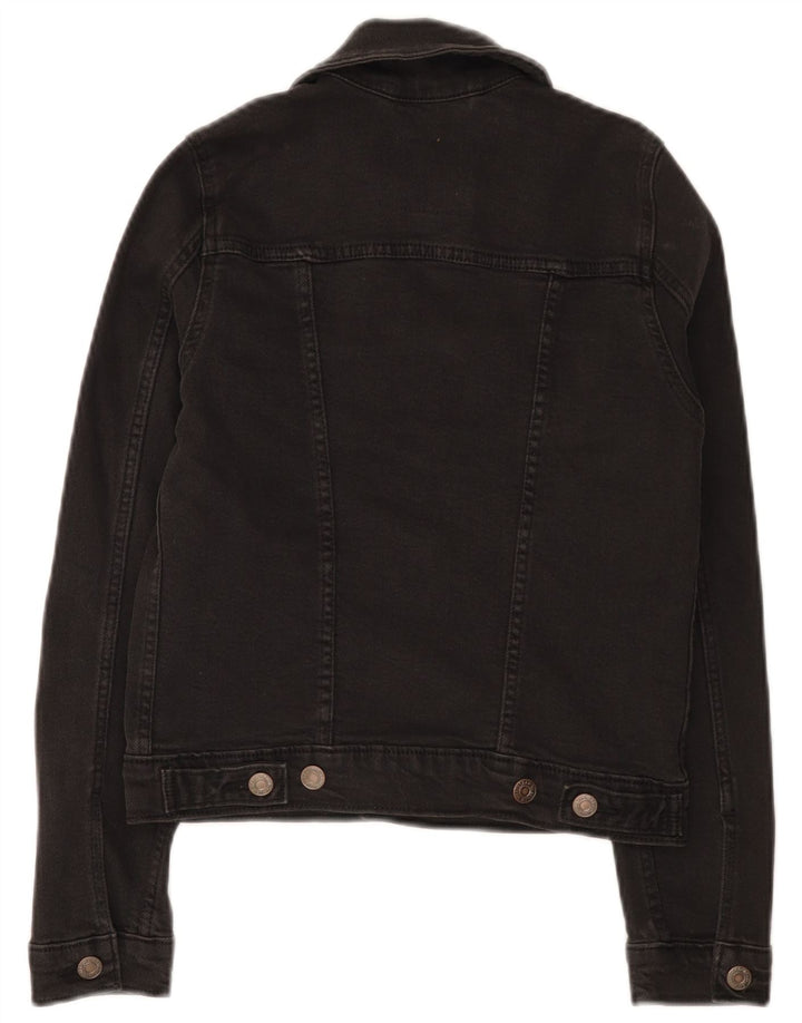Γυναικείο τζιν μπουφάν Levi's Crop UK 2 2XS Μαύρο βαμβακερό