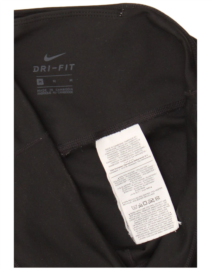 Γυναικείο κολάν Nike Dri Fit UK 14 Μεσαίο μαύρο πολυεστέρα