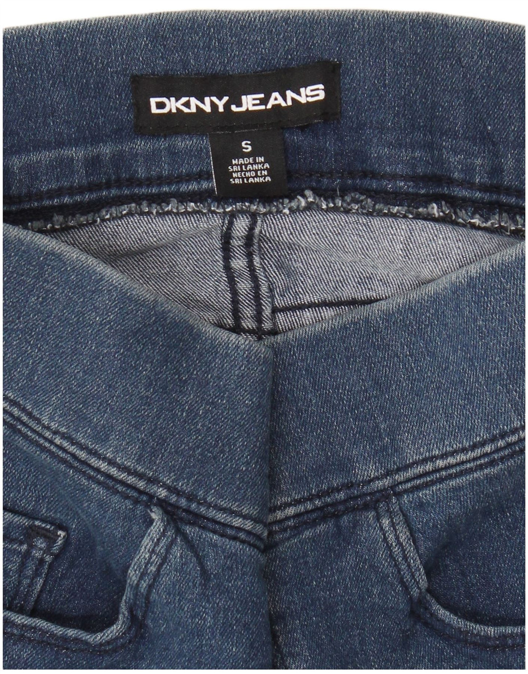 DKNY Γυναικείο τζιν σορτς Small W30 μπλε