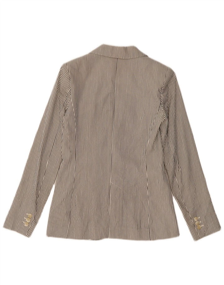 MASSIMO DUTTI Γυναικείο σακάκι με 1 κουμπί EU 34 2XS Grey Pinstripe