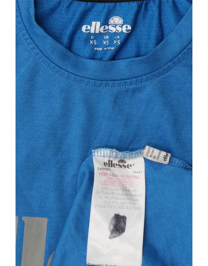 Ανδρικό γραφικό T-Shirt Ellesse Top XS Blue Polyester