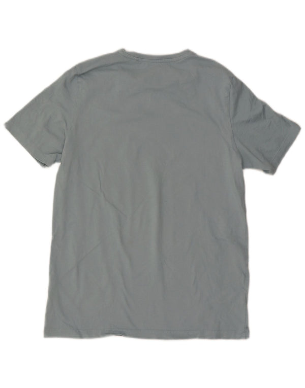 Γραφικό T-Shirt Adidas Boys Top 14-15 ετών Μπλε βαμβακερό