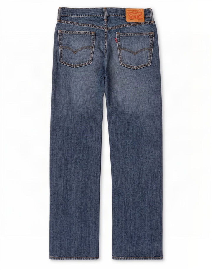 Levi's Mens 514 Straight Jeans W34 L34 Blue