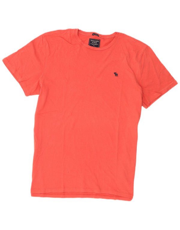 Ανδρικό T-Shirt Abercrombie & Fitch Top XL Πορτοκαλί βαμβακερό