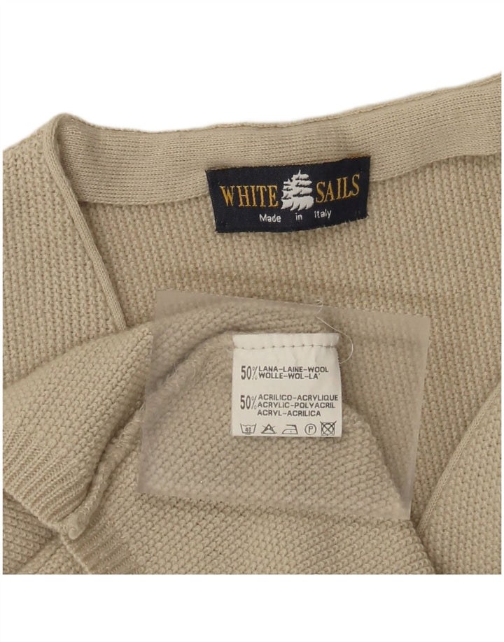 Ανδρικό Αμάνικο Ζακέτα White Sails Μαλλί μεσαίο μπεζ