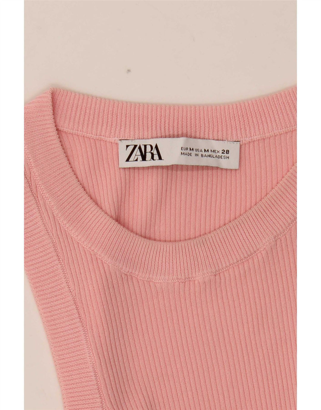 Zara Γυναικείο Γιλέκο Τοπ UK 12 Medium Pink