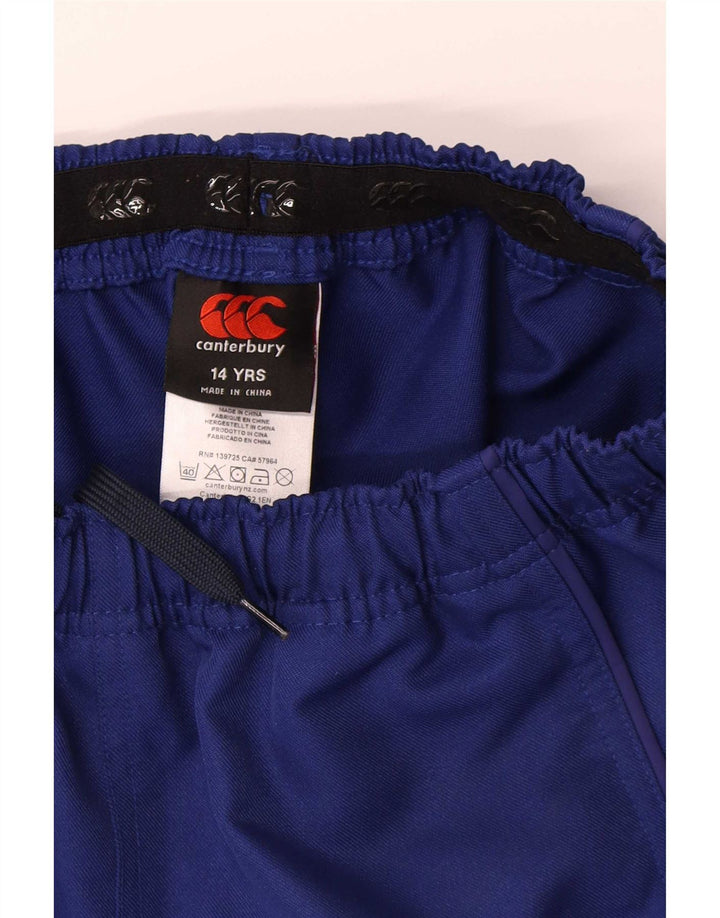 Canterbury Boys Sport Short 13-14 Years Navy Blue Polyester
