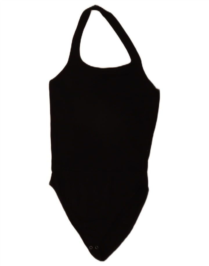 Zara Γυναικείο κορμάκι Halter UK 12 Medium Black Viscose