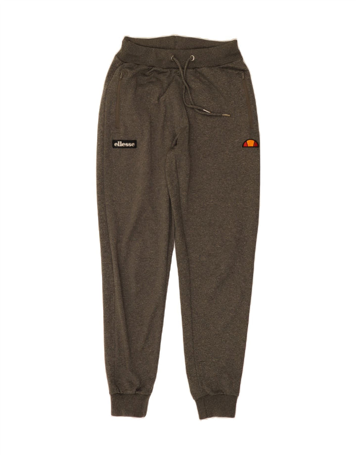 ELLESSE Womens Tracksuit Trousers Joggers UK 6 XS  Grey Polyester Vintage Ellesse and Second-Hand Ellesse from Messina Hembry 