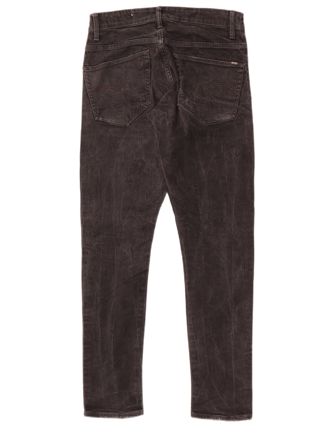 Ανδρικό G-Star 3301 Distressed Super Slim Jeans W28 L29 Μαύρο