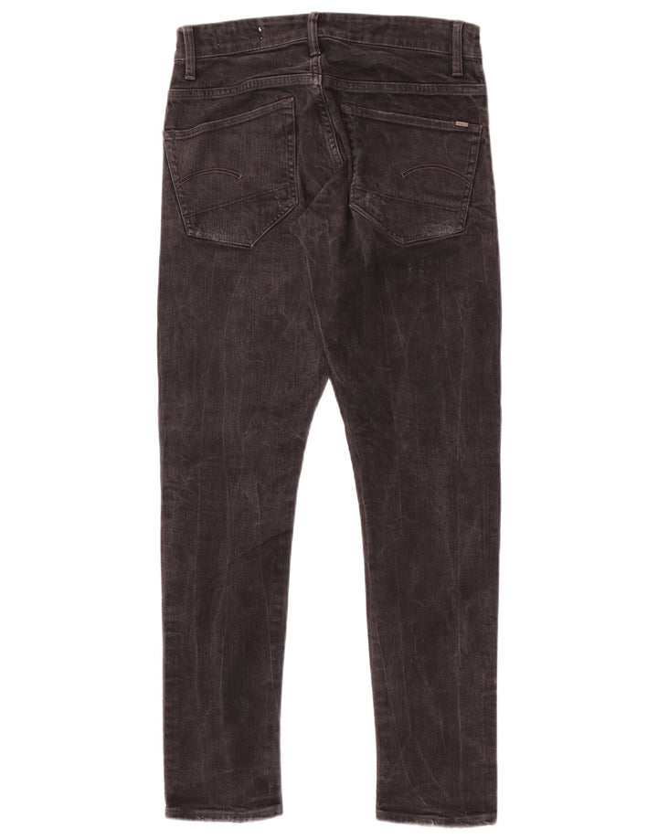 Ανδρικό G-Star 3301 Distressed Super Slim Jeans W28 L29 Μαύρο