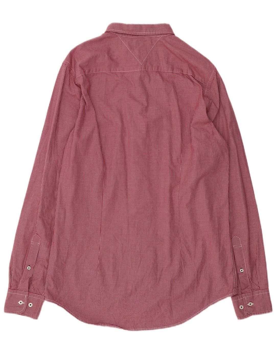 TOMMY HILFIGER Ανδρικό πουκάμισο Slim Fit μεγάλο κόκκινο βαμβακερό