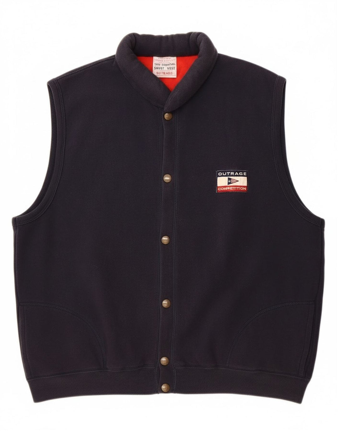 Ανδρική Αμάνικη αθλητική φόρμα Outrage Top Jacket 2XL Navy Blue Cotton